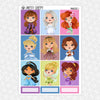 Princesses Full Box Stickers