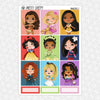 Princesses Full Box Stickers