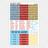 Real Boy Weekly Planner Stickers Collection