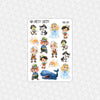 Real Boy Weekly Planner Stickers Collection