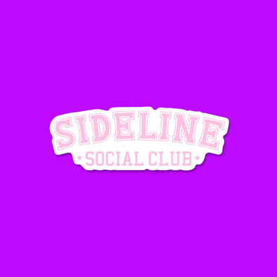 Sideline Social Club 2 Vinyl Die Cut Sticker