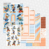 Silly Duck Printable Planner Stickers PNG Digital Download Weekly Vertical Kit