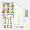 Silly Dwarf Weekly Planner Stickers Collection