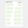 Silly Dwarf Monthly Kit for EC Planner | Monthly Planner Stickers