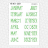 Sisters Monthly Kit for EC Planner | Monthly Planner Stickers