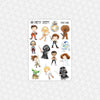Space Wars Planner Stickers Collection