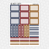 Spaceship Earth Weekly Planner Stickers Collection