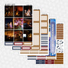 Spaceship Earth Printable Planner Stickers PNG Digital Download Weekly Vertical Kit