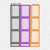 Spooks & Spells Halloween Printable Planner Stickers PNG Digital Download Weekly Vertical Kit