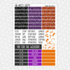 Spooks & Spells Halloween Weekly Planner Stickers Collection