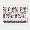 Spooks & Spells Halloween Monthly Kit for EC Planner | Monthly Planner Stickers
