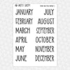 Spooks & Spells Halloween Monthly Kit for EC Planner | Monthly Planner Stickers
