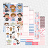 Spoonful of Sugar Printable Planner Stickers PNG Digital Download Weekly Vertical Kit