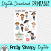 Spoonful of Sugar Printable Stickers PNG Digital Download