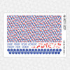 Stars and Stripes Monthly Kit for EC Planner | Monthly Planner Stickers