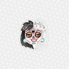 Sugar Skull Cruella Easy Peel Premium Vinyl Die Cut Sticker