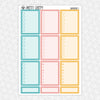 Summertime Weekly Planner Stickers Collection