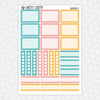 Summertime Weekly Planner Stickers Collection