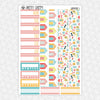 Summertime Weekly Planner Stickers Collection