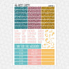 Summertime Weekly Planner Stickers Collection