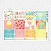 Summertime Monthly Kit for EC Planner | Monthly Planner Stickers