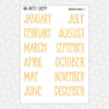 Summertime Monthly Kit for EC Planner | Monthly Planner Stickers