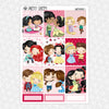 Sweethearts Valentine Weekly Planner Stickers Collection