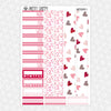 Sweethearts Valentine Weekly Planner Stickers Collection