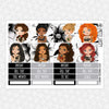 Tatted Princesses Monthly Kit for EC Planner | Monthly Planner Stickers