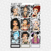 Tatted Villains Weekly Planner Stickers Collection