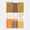 Thanksgiving Princesses Weekly Planner Stickers Collection