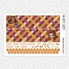 Thanksgiving Princesses Monthly Kit for EC Planner | Monthly Planner Stickers