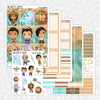 The Last Dragon Printable Planner Stickers PNG Digital Download Weekly Vertical Kit