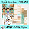 The Last Dragon Printable Planner Stickers PNG Digital Download Weekly Vertical Kit
