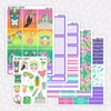 Totally Tiki Printable Planner Stickers PNG Digital Download Weekly Vertical Kit