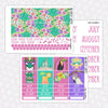 Totally Tiki Printable Planner Stickers PNG Digital Download Monthly Kit