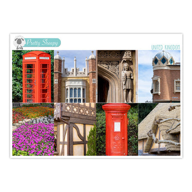 UK World Showcase Full Box Stickers