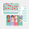 Under the Sea Printable Planner Stickers PNG Digital Download Monthly Kit