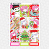 Unicorn Christmas Weekly Planner Stickers Collection