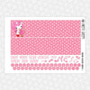 Unicorn Valentine Monthly Kit for EC Planner | Monthly Planner Stickers