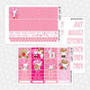 Unicorn Valentine Printable Planner Stickers PNG Digital Download Monthly Kit