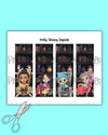 Bookworm Villains Printable Bookmarks
