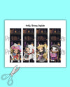 Bookworm Villains Printable Bookmarks