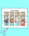 Bookworm Sidekicks Printable Bookmarks