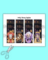 Bookworm Villains Printable Bookmarks
