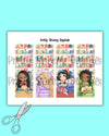 Bookworm Princesses Printable Bookmarks