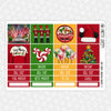 Very Merry Christmas Monthly Kit for EC Planner | Monthly Planner Stickers