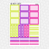 Villains Weekly Planner Stickers Collection