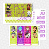 Villains Printable Planner Stickers PNG Digital Download Monthly Kit