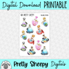 Villains Potions Printable Stickers PNG Digital Download